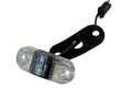 S17 Style Maker Light with Clear Lens and Red LED along with TPE Gasket - Two Pole Connector